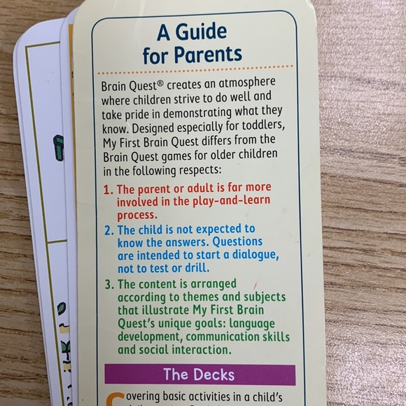 My First Brain Quest Deck ages 2–3 - Picture 5 of 5
